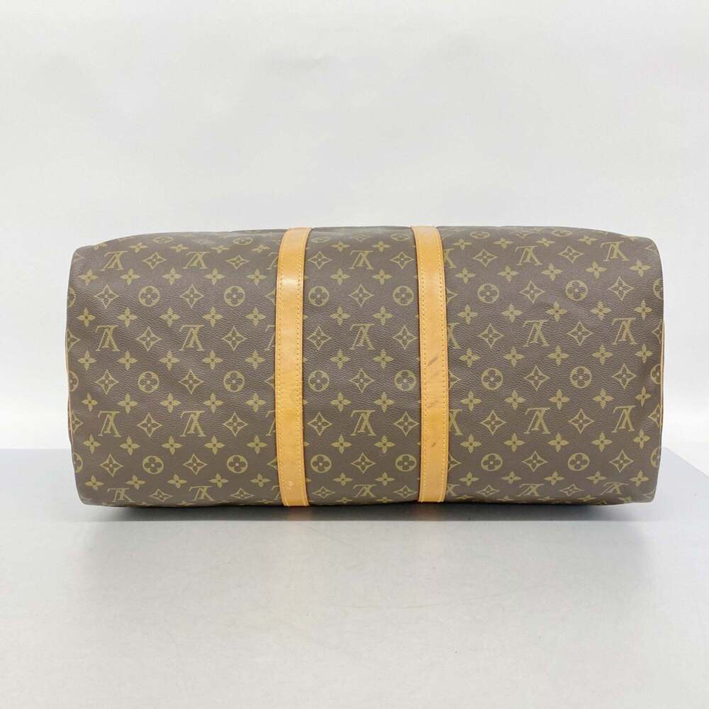 LOUIS VUITTON Brown Monogram Keepall 55 Boston Bag - Picture 3 of 11